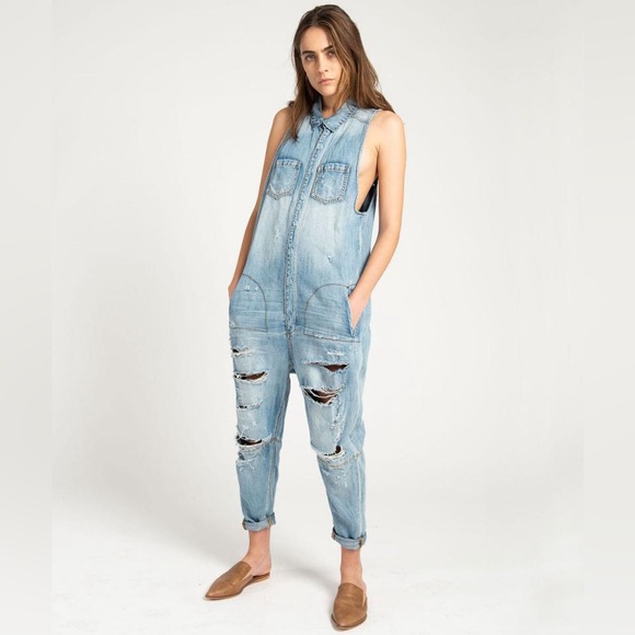 One Teaspoon Denim Jumpsuit BRAND NEW - Picture 1 of 3